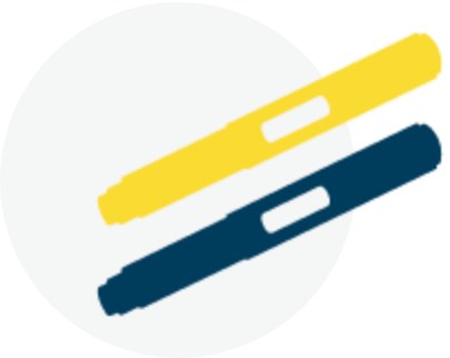 Extra pens icon